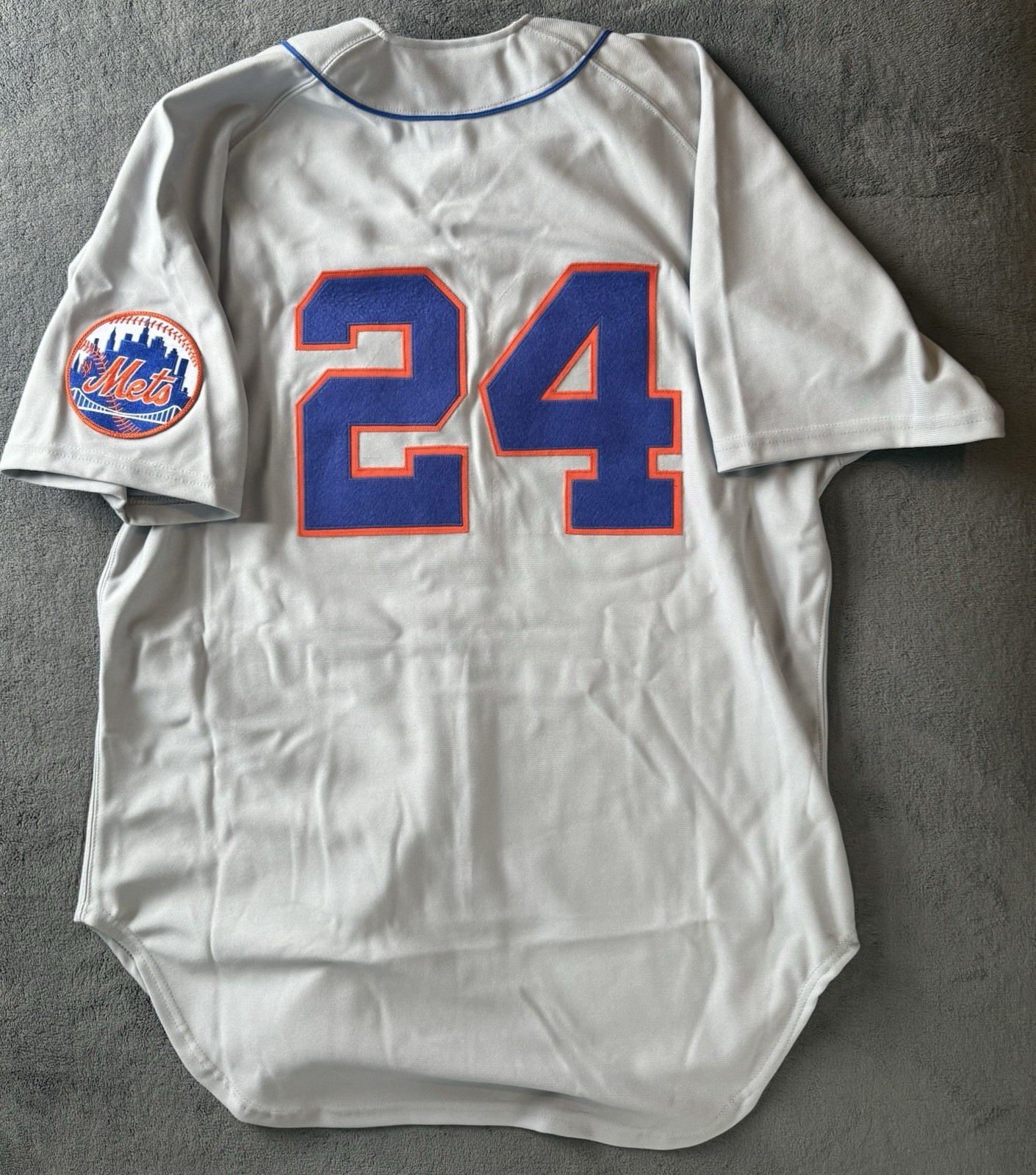Willie Mays 1973 New York Mets Mitchell & Ness Jersey Size XL Willie's Estate R - image 2