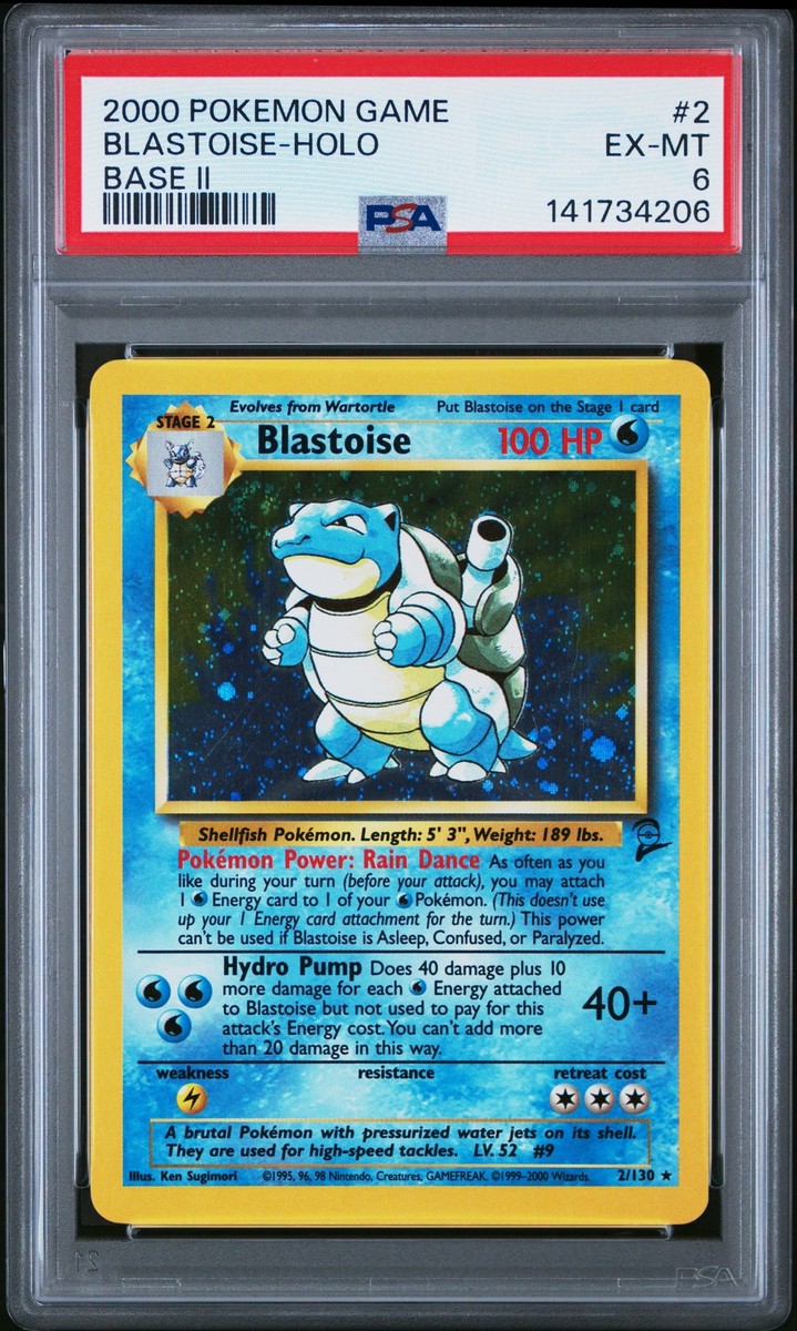 2000 POKEMON BASE SET 2 #2 BLASTOISE-HOLO PSA 6 | eBay