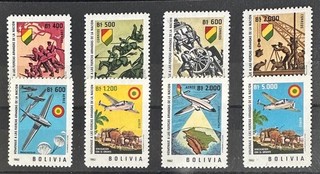 BOLIVIA 463 466 C241 C244 Beautiful Mint NEVER Hinged Set