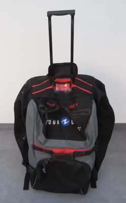 Aqua Lung Rol­len­ta­sche Red- Line 1200C, Taucher-Trolley, Teleskopgriff