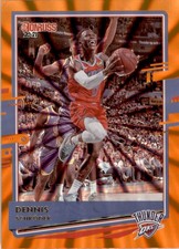 2020-21 DONRUSS ORANGE LASER DENNIS SCHRODER OKLAHOMA CITY THUNDER #83 NM-MT