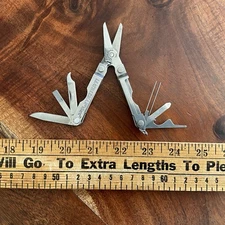 Leatherman Micra Multi-Tool Knife Scissors Stainless USA Block Letters