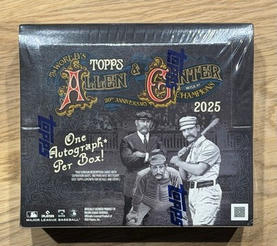 2025 Topps Allen & Ginter X Baseball Hobby Box NEU ungeöffnet  