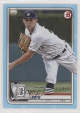 2020 Bowman Sky Blue 277/499 Matthew Boyd #30 7at
