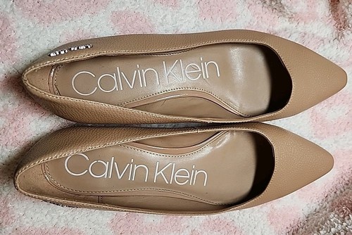 Calvin Klein DAMEN-FLATS AUS KIESEL-LEDER GRÖSSE 7 - Bild 2 von 7