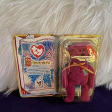 Ty Teenie Beanies Millennium the Bear 1999 McDonald's Ronald McDonald House Cha  