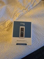 Ring - Wired Doorbell Pro Smart WiFi Video Doorbell - Satin Nickel BRAND NEW