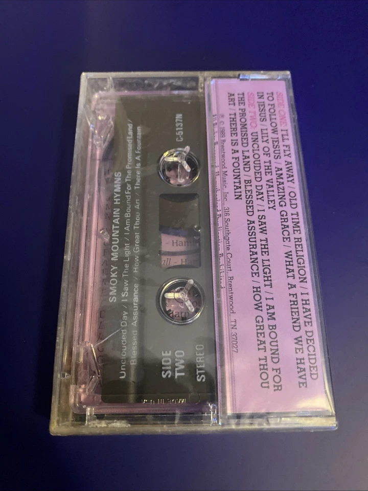 Smoky Mountain Hymns Hand Crafted Gospel Cassette 1989 NEW - Image 3 of 3
