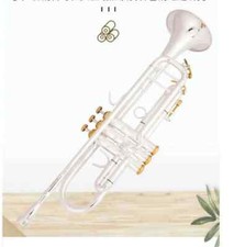 Trumpet LT198gs-85 plate with silver gold-plated Trumpete trompete with case