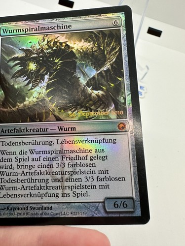 MTG Magic - Wurmcoil Engine Scars of Mirrodin German Prerelease Promo *CCGHouse* - Picture 4 of 5