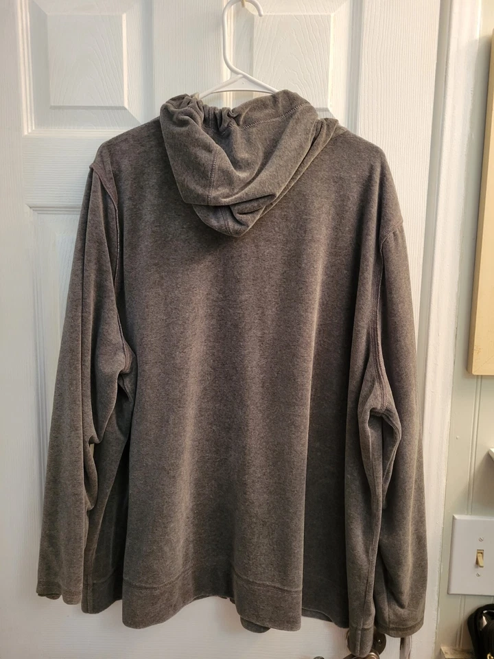 Chaqueta con capucha Just My Size para mujer 4X Foto 3 de 3