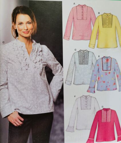 2003 New Look Pattern 6298 Misses Blouse with Variations 8-18 Uncut - Picture 4 of 4