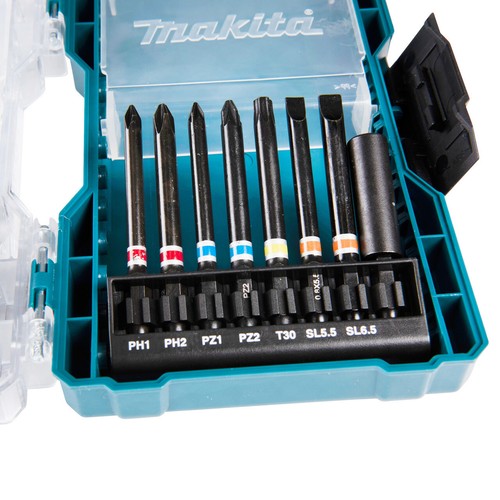 Makita Schraubenzieher Bit Set 32 Teile Lang & Kurz Pozi Torx Kreuz Flach - Picture 5 of 7