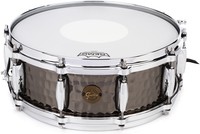 Gretsch Drums Hammered Black Steel Snare Drum - 5 on sale Gretsch Drums Hammered Black Steel Snare Drum - 5 on sale