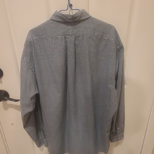 Ralph Lauren Shirt Mens Large Preppy Core Green Gingham Golf Tilden Purple Pony - Picture 6 of 6