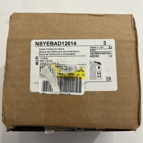 NEW 3 Pack Schneider Electric Power Distribution Block NSYEBAD12614 - Picture 1 of 7