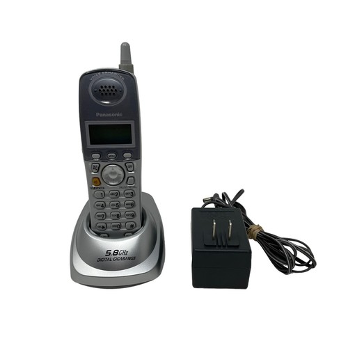 Panasonic KX-TGA560S 5,8 GHz Schnurloses Telefon Mobilteil und PQLV30042ZAS Ladestation - Bild 1 von 8