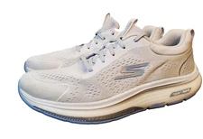 Skechers Womens Gray Blue GO GO Walk Workout Outpace Walking SZ 10 Shoes 124933