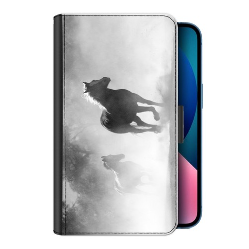 Horse Pony PU Leather Phone Case For Sony Xperia;Experia;with TPU Insert - Picture 9 of 19