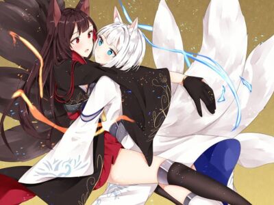 Azur Lane akagi kaga wallpaper bob cut face to fox Custom Gaming Mat Desk 11036