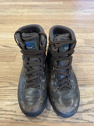Men's LL Bean Leather Cresta Hikers 