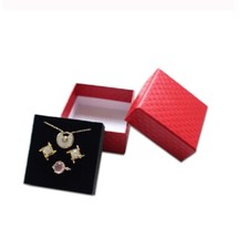 Jewelry Display Case   Cardboard Organizer Box for Rings, Earrings  Necklaces