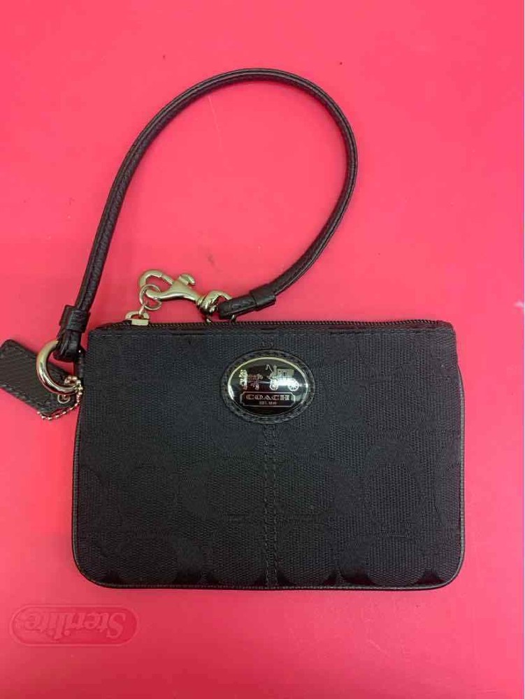 Coach Black Wristlet