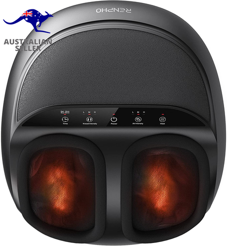 Shiatsu Foot Massager Machine with Heat, Deep Kneading Therapy, Air Compression, - Picture 12 of 12
