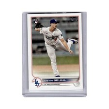 Justin Bruihl Rookie 2022 Topps #658 Los Angeles Dodgers Baseball Card NM