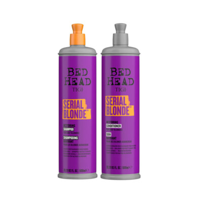 TIGI Kit BED HEAD Serial blonde Restoring shampoo 600ml + conditioner 600ml