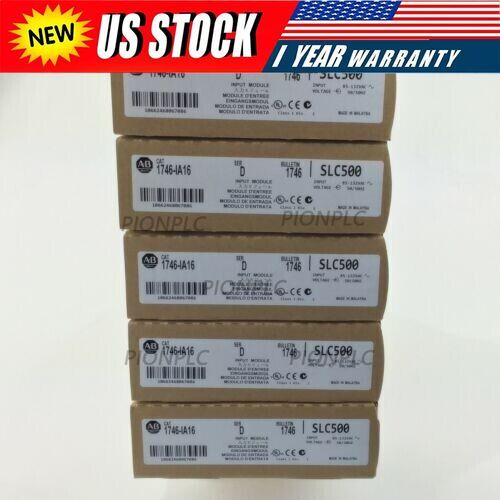 New Sealed Allen Bradley 1746-IA16 SER D SLC 500 Input Module PLC AB 1746-IA16