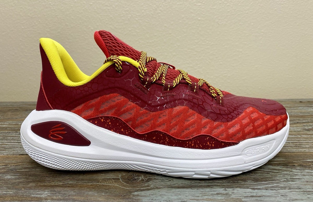 Bruce Lee x Under Armour Curry Flow 11 Red Basketball Shoe