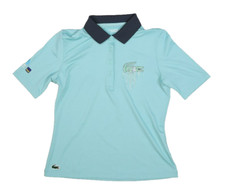 Lacoste Sport 2023 Miami Open Edition Polo Shirt Slim Short Sleeve Teal Womens S