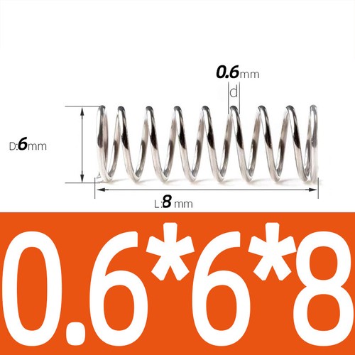 Compression Spring Steel 0.2 - 1mm Wire Dia 2mm - 12mm OD Small Pressure Springs - Picture 43 of 130