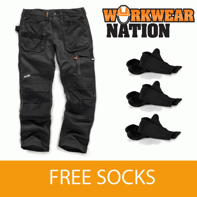 Scruffs 3D Trade Trouser Work Cordura 