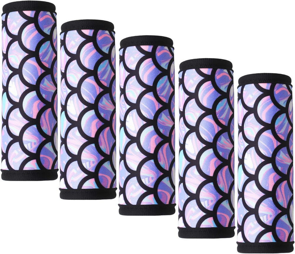 Neoprene Luggage Handle Wrap- Comfort Luggage Identifiers for Suitcases Luggage