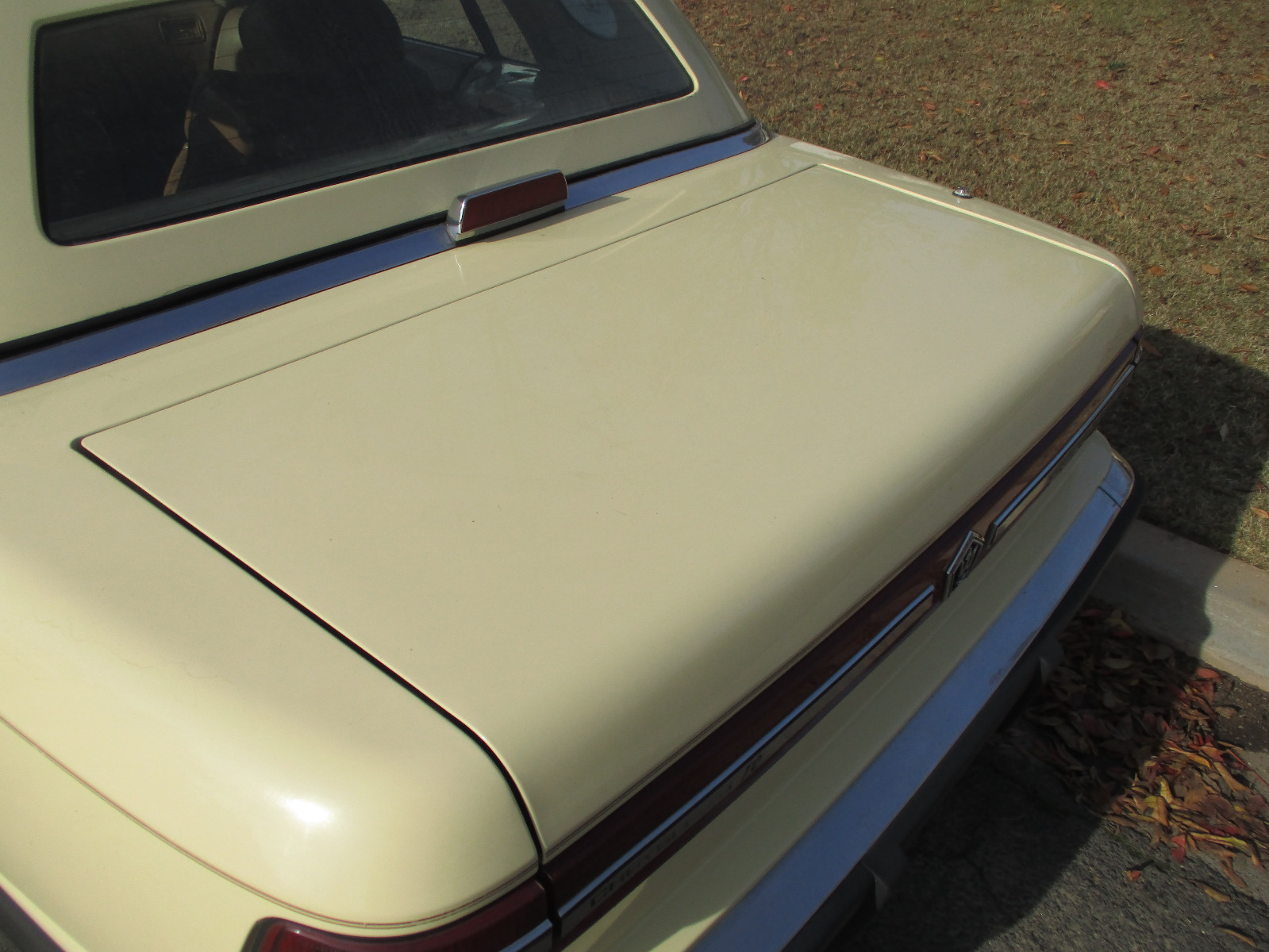 Trunk Lid  Chrysler MASERATI TC 89 90 91