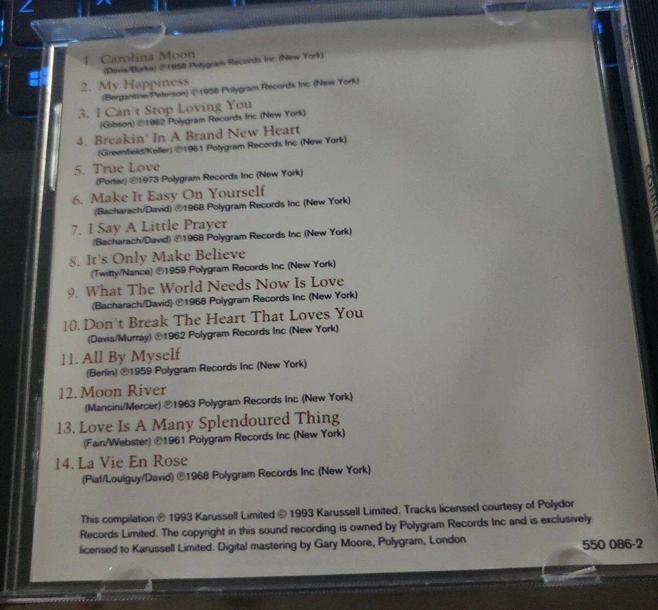 CONNIE FRANCIS - Love Songd (AU Import RARE) Pickwick Karussell - Image 3 of 4