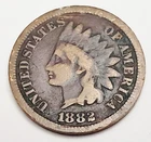 1882 P Indian Head Cent Penny  *VG DETAILS - VERY GOOD DETAILS*  *FREE SHIPPING*