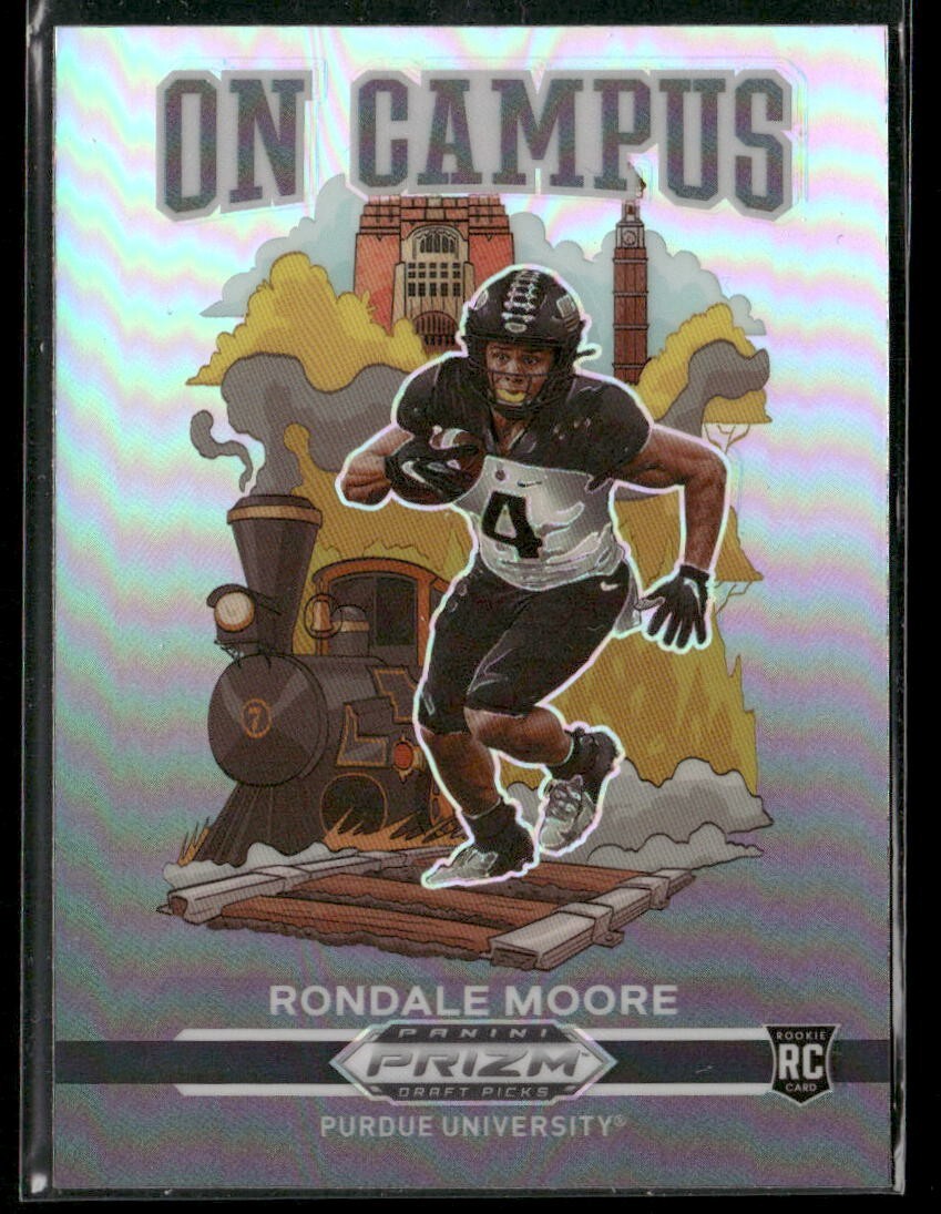 2021 Panini Prizm Draft Picks Rondale Moore RC On Campus SP Case Hit Purdue