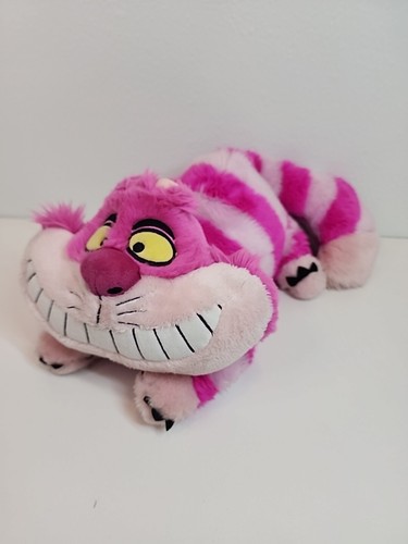 Disney Store Grinsekatze Alice im Wunderland Plüschtier Stofftier 16 Zoll rosa LESEN - Bild 2 von 18