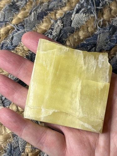 Honig Calcit Scheibe, atemberaubende Geschenkidee - Bild 2 von 5