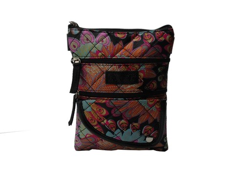 Women's Girls Canvas Side Bag Holiday Messenger Cross Body Shoulder Pouch - Picture 13 of 13