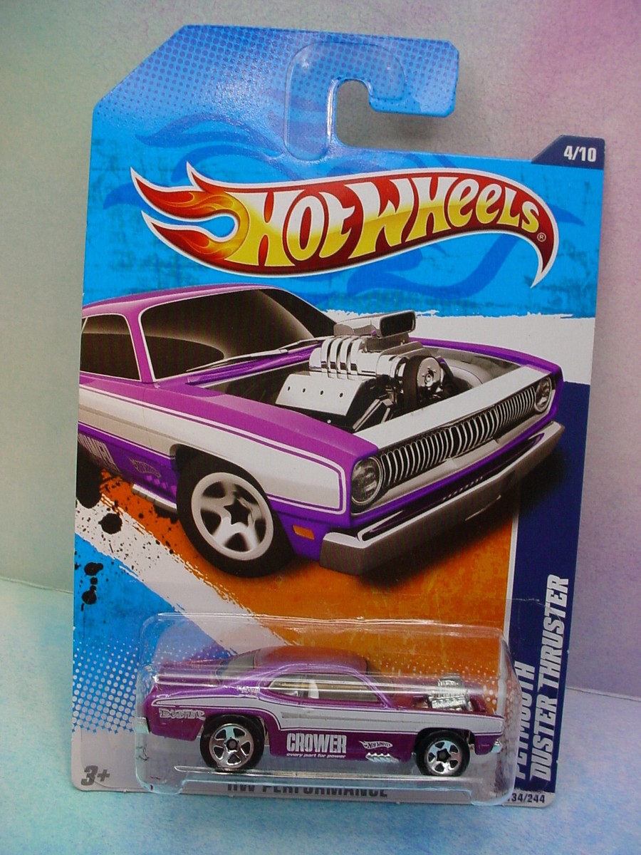 2011 Hot Wheels '72 PLYMOUTH DUSTER THRUSTER #134 ∞Kmart purple