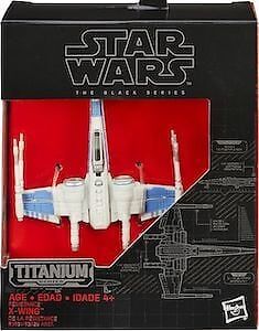 Star Wars Titanium Series B3931 Resistance X-Wing (02 ) Black Series 