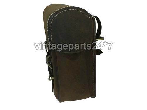 Para Royal Enfield Bear 650 Bolsas De Cuero Verdadero Con Soportes De Asiento D1 - Imagen 7 de 14
