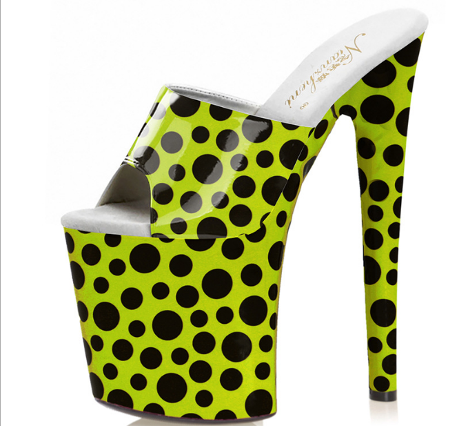 PANTOFOLA D’ORO Pantofole estive alla moda donna décolleté tacchi alti scarpe da nightclub festa