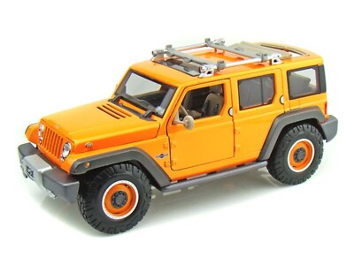Maisto Orange Jeep Rescue Concept Die Cast Special Edition 1 18th