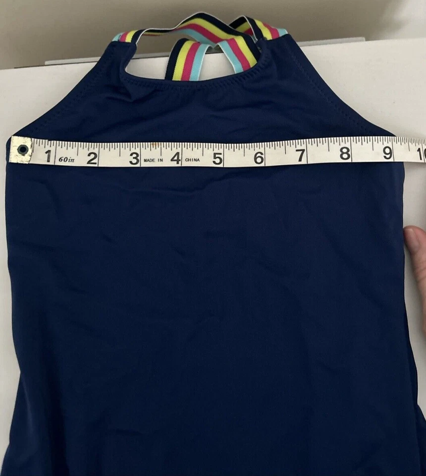 Купальник цельный Speedo для девочек размер 10 темно-синий спортивный для плавания - Изображение 4 из 4