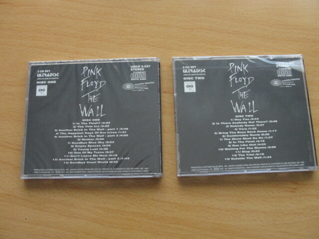 The Wall by Pink Floyd (CD, 1999, Mobile Fidelity Sound Lab) for